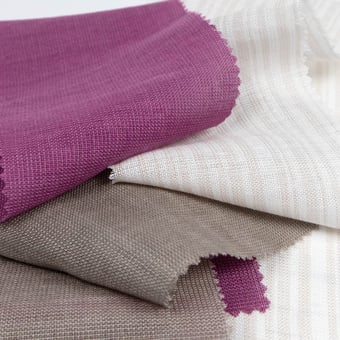 Voile Tranquil Walnut/Magenta Harlequin