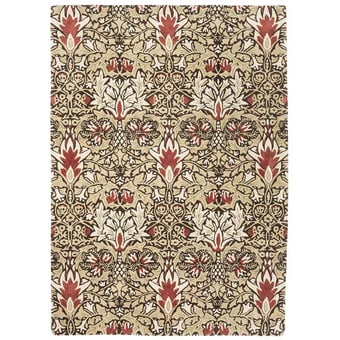 Snakeshead Rug Chocolate Morris and Co