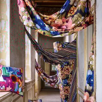 Vallarta Fabric Flamingo Christian Lacroix