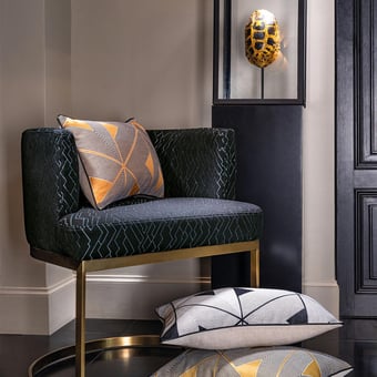 Coussin Raspail Noir de lune Maison Casamance