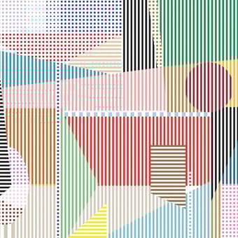 Diabolo Canvas Wallcovering 180x280 cm - 3 lés Bien Fait