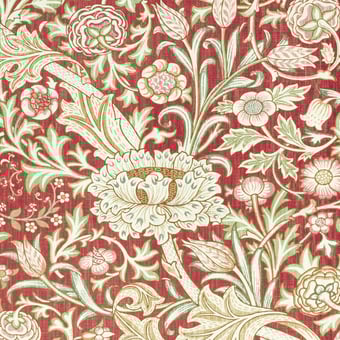 Stoff Trent Madder/Webb’s Blue Morris and Co