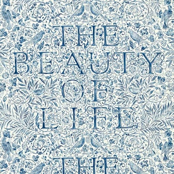 Tapete The Beauty of Life Indigo Morris and Co