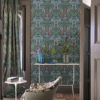 Papel pintado Karakusa Chalk Designers Guild