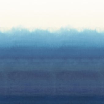 Papel pintado mural panorámico Shoshi Cobalt Designers Guild