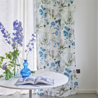 Japanese Magnolia Fabric Cobalt Designers Guild