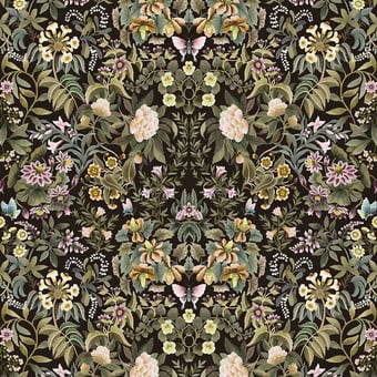Ikebana Velvet Graphite Designers Guild