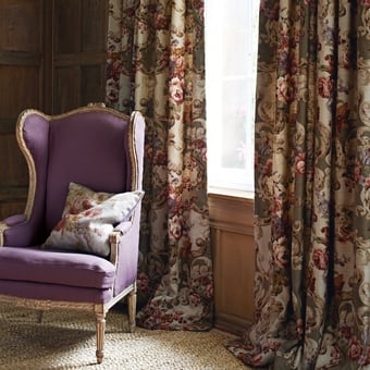 Weekend Fabric Linen Paprika Mulberry