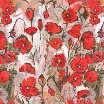 Tessuto Love Rouge Lalie Design