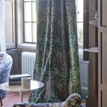 Karakusa Velvet Midnight Designers Guild