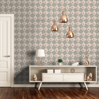 Champ d'Émeraude Wallpaper Beige Etoffe.com x Papier Français