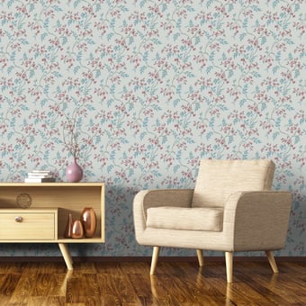 Papel pintado Madame Colette Gris Etoffe.com x Papier Français