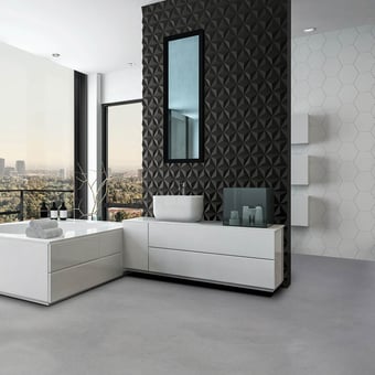 Piastrella Origami 1 Bianco mat Quintessenza Ceramiche