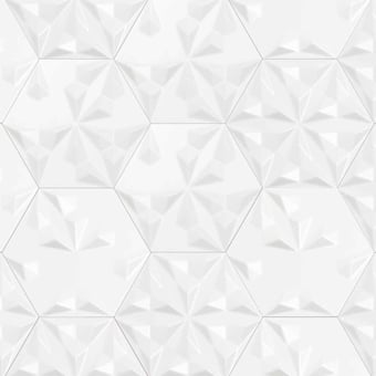 Piastrella Origami 3 Bianco mat Quintessenza Ceramiche