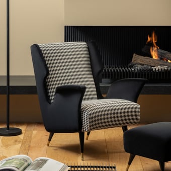Les Fusains Fabric Big Losange Lelièvre