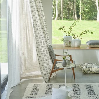 Karaoshi Fabric Cobalt Designers Guild