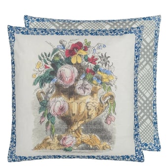Coussin Flower Vase Parchment John Derian