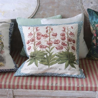 Coussin Crown Lily Canvas John Derian