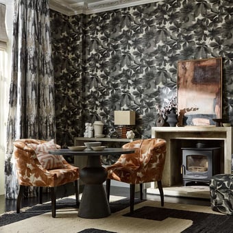 Grounded Wallpaper Golden light/Parchment Harlequin