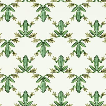 Wood Frog Wallpaper Forest/Chalk Harlequin