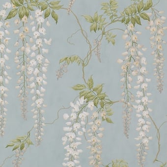 Tapete Seraphina Aqua Colefax and Fowler