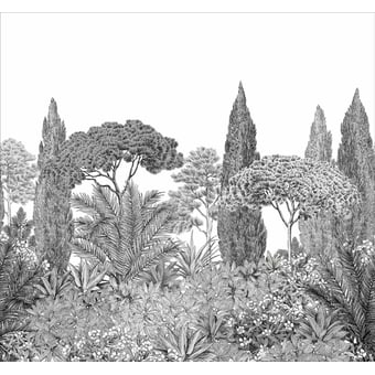 Riviera Grisaille Panel 300x330 cm - 6 lés - complet Isidore Leroy