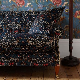 Terciopelo Blackthorn Coton Teal House of Hackney
