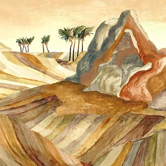 Carta da parati murale Zerzura Warm sand Arte