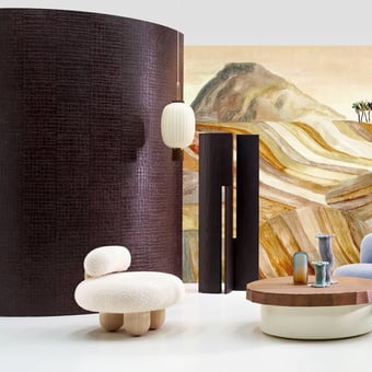 Papel pintado mural panorámico Zerzura Warm sand Arte