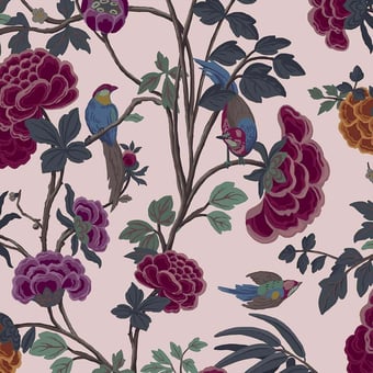 Papier peint Milton Rose Montecolino