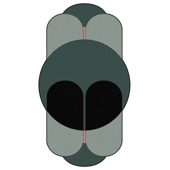 Tapis Imagine 3 Vert Yo2