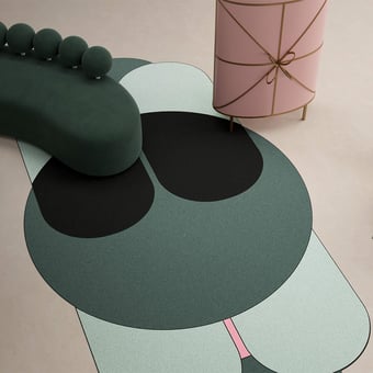 Tapis Imagine 3 Vert Yo2