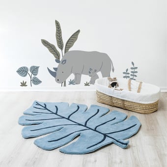 Alfombras Monstera Blue Lilipinso