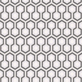 Papier peint Hicks' Hexagon Gris Cole and Son