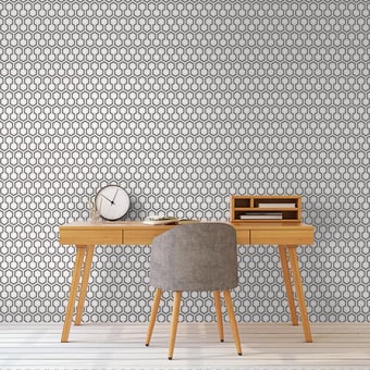 Tapete Hicks' Hexagon Gris Cole and Son