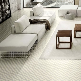 Baldosa hidráulica Zag Frost Bisazza