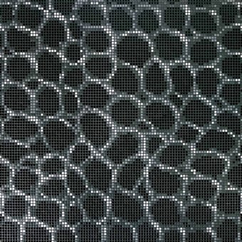Mosaïque Crocodile Black Bisazza