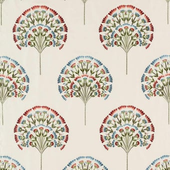 Wild Tulip Fabric Amber Cream Sanderson