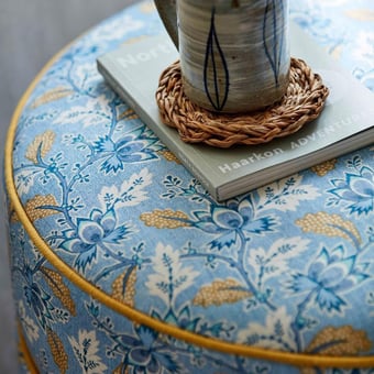 Dallimore Fabric Indigo/Multi Sanderson