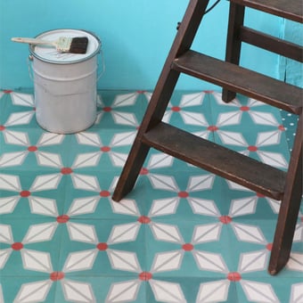 Helium cement Tile Vert canard Carocim