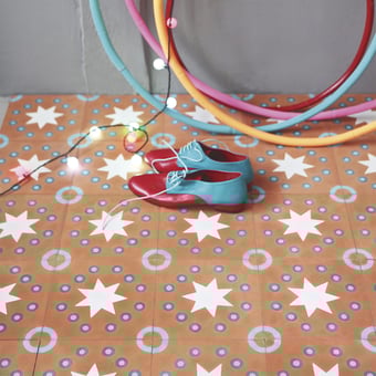 Kermesse cement Tile Orange Carocim