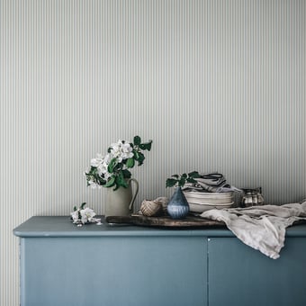 Papier peint Alfred Misty Blue Sandberg