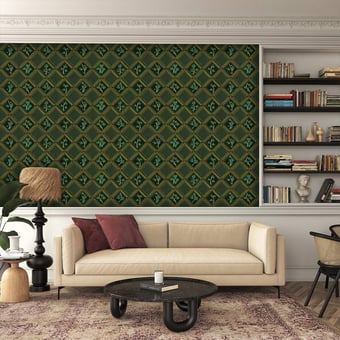 Papel pintado L'Herbier d'Aristote Gris Etoffe.com x Papier Français