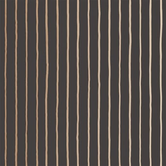 Papel pintado pegamentoge Stripe Charcoal & Metallic Gold Cole and Son