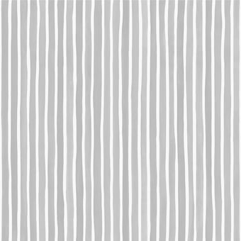Croquet Stripe Wallpaper Soft grey Cole and Son