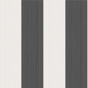 Jaspe Stripe Wallpaper Soot & Snow Cole and Son
