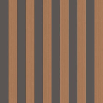 Papel pintado Regatta Stripe Spice & Black Cole and Son