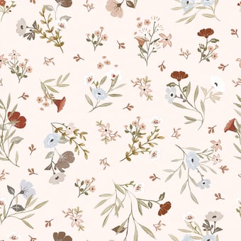 Floral Petry Wallpaper Light rose Lilipinso