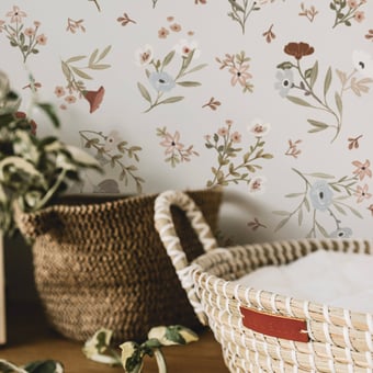 Floral Petry Wallpaper Light rose Lilipinso