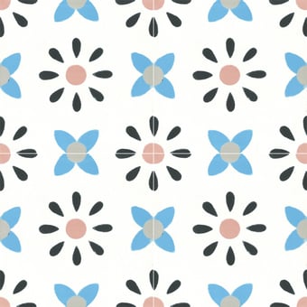 Kifkif cement Tile Blanc Carocim